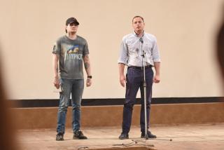 Кам`янчанам презентували фільм про українських бійців
